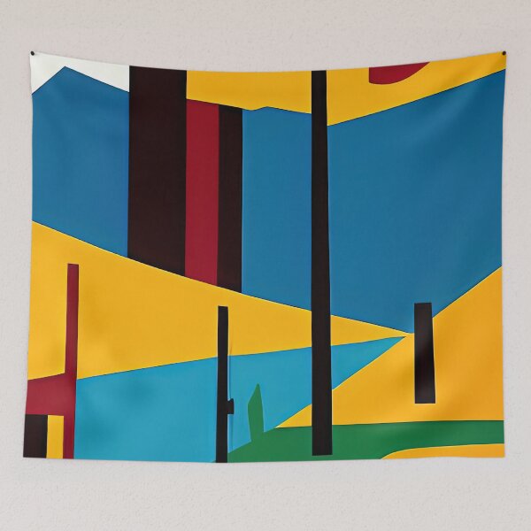 Item preview, Abstract Mountainside Landscape designed and sold by Arkneer.