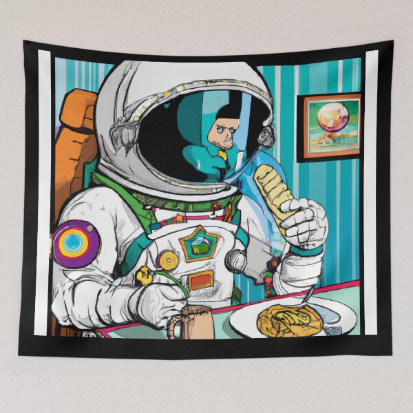 Item preview, Retro Astronauta Vintage I Love Pupusas | El Salvador designed and sold by kestrada2906.