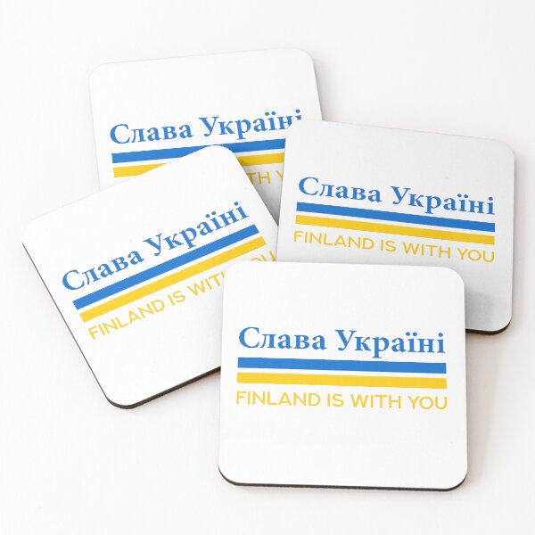 Item preview, Slava Ukraini | Слава Україні | Finland support Ukraine designed and sold by ShineEyePirate.