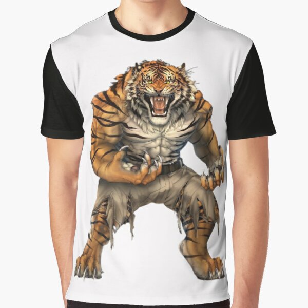 New Cartoon Design Tiger Print 3D T-shirt Lion Graffiti 3d Fashion Summer  Unisex T-shirt