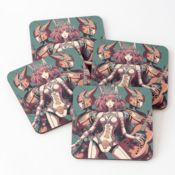 Item preview, Anime Robot Rock Band designed and sold by Mono.fi Studios.