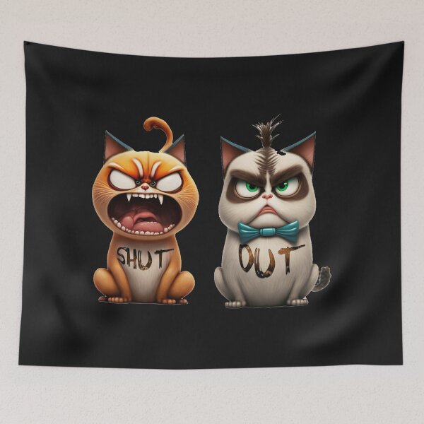 Item preview, Shut Out - The Great Pet Debate  designed and sold by DArtfulStudio.