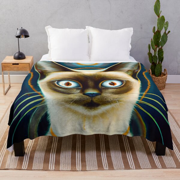 Item preview, Mystic Siamese Cat designed and sold by WorldOfFairies.