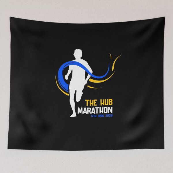 Item preview, Marathon April 17, 2023 in the Hub of the Universe designed and sold by Shirt-Expert.