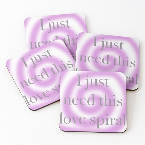 Item preview, I Just Need this Love Spiral Swift Lyric designed and sold by Pocketsodders.