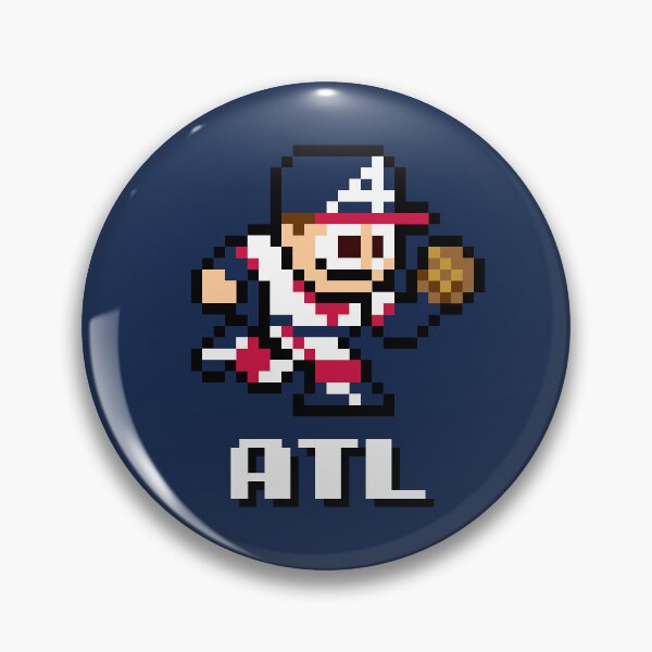 Item preview, Atlanta (8-bit Player + Initials) designed and sold by The Armorsmith.