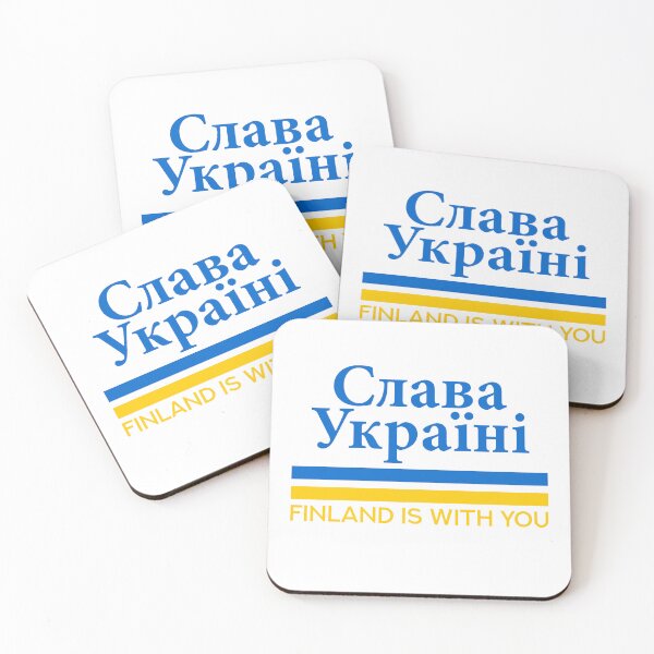 Item preview, Slava Ukraini | Слава Україні | Finland support Ukraine designed and sold by ShineEyePirate.