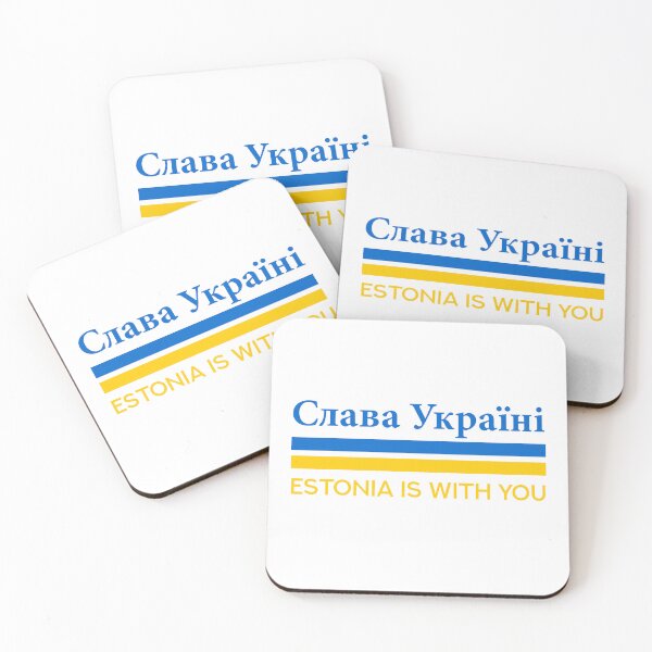 Item preview, Slava Ukraini | Слава Україні | Estonia support Ukraine designed and sold by ShineEyePirate.