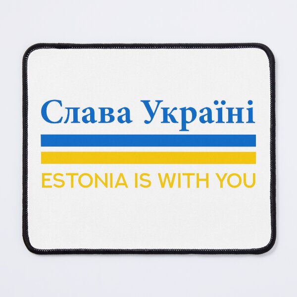 Item preview, Slava Ukraini | Слава Україні | Estonia support Ukraine designed and sold by ShineEyePirate.