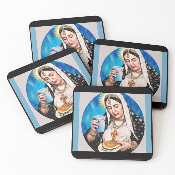 Item preview, Our Lady Mary Retro Vintage I Love Pupusas and Horchata | El Salvador designed and sold by kestrada2906.