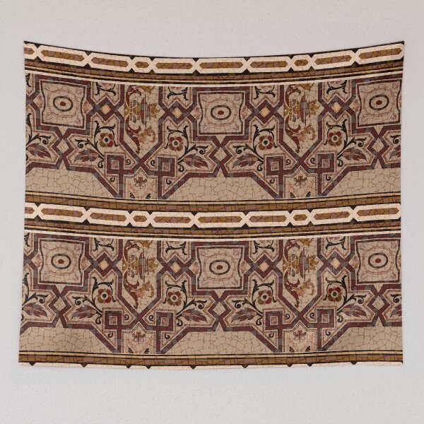 Item preview, English bathroom pattern designed and sold by AvotArt.