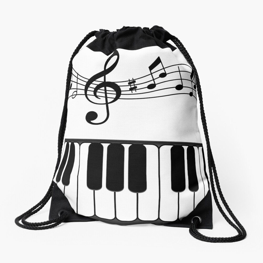 NETILGEN Abstract Piano Music Notes Design Backpack Little Kids