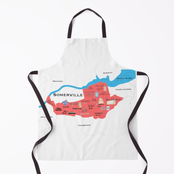 Item preview, somerville, mass map designed and sold by Mitra Farmand.