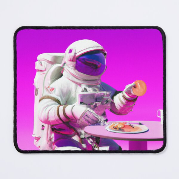 Item preview, Astronaut in Space I Love Pupusas and Horchata Neon Background | El Salvador designed and sold by kestrada2906.
