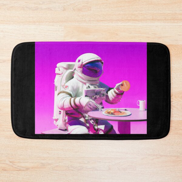 Item preview, Astronaut in Space I Love Pupusas and Horchata Neon Background | El Salvador designed and sold by kestrada2906.