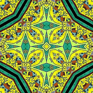 Artwork thumbnail, A Bizzy Bee Pattern by MagickMama