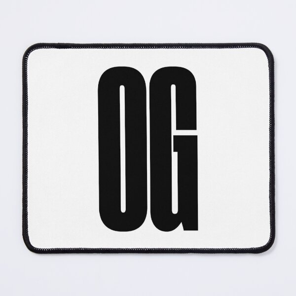 Item preview, OG Original Gangsta, Graphic Text, Bold, Big Text, black and white designed and sold by MajicArts.