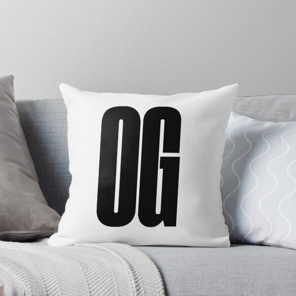 Item preview, OG Original Gangsta, Graphic Text, Bold, Big Text, black and white designed and sold by MajicArts.
