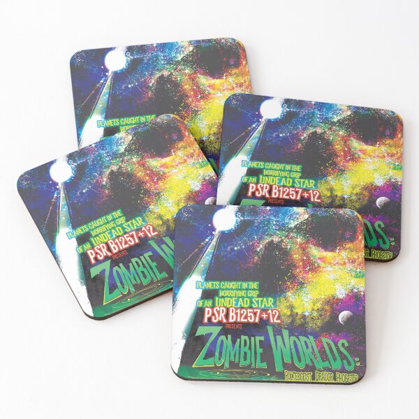 Item preview, ZOMBIE WORLDS NASA Galaxy of Horrors Halloween Poster Series designed and sold by retroposters.