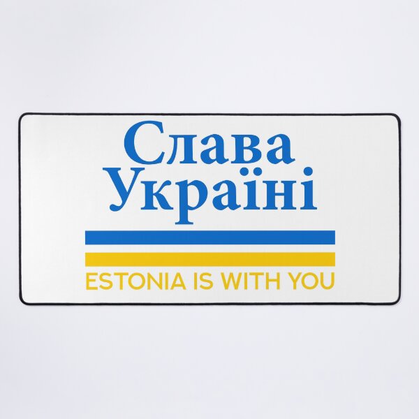 Item preview, Slava Ukraini | Слава Україні | Estonia support Ukraine designed and sold by ShineEyePirate.