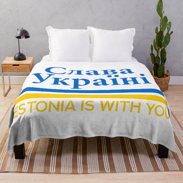 Item preview, Slava Ukraini | Слава Україні | Estonia support Ukraine designed and sold by ShineEyePirate.