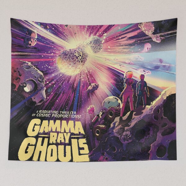 Item preview, GAMMA RAY GHOULS NASA Galaxy of Horrors Halloween Poster Series designed and sold by retroposters.