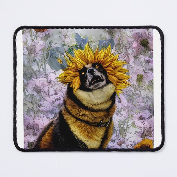 Item preview, Sunflower Shiba Inu designed and sold by TheGardenArtist.