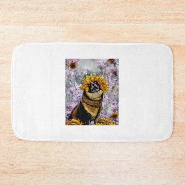 Item preview, Sunflower Shiba Inu designed and sold by TheGardenArtist.