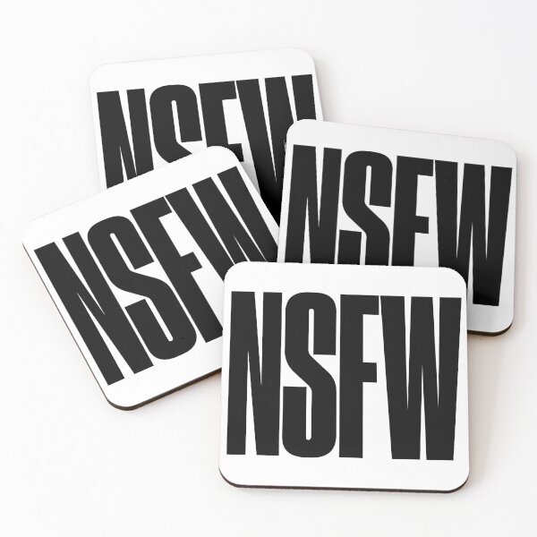 Item preview, NSFW Not Safe for Work, Graphic Text, Bold, Big Text, black and white designed and sold by MajicArts.