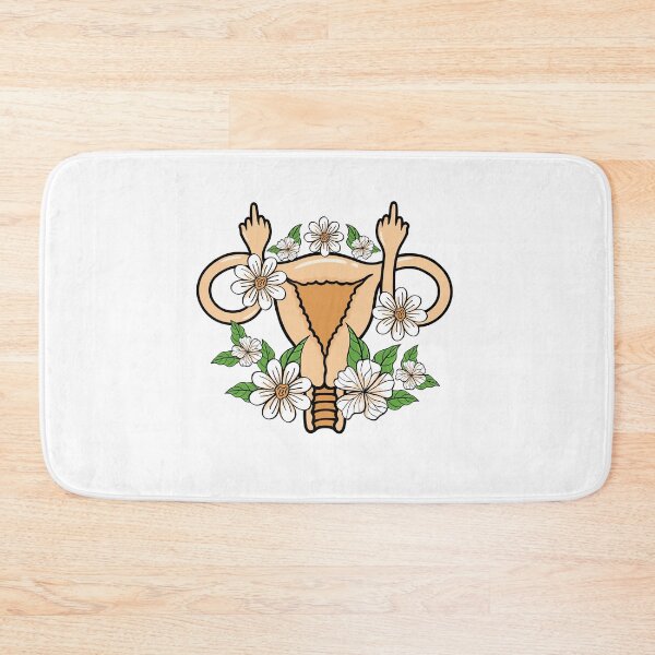 Item preview, Pro Choice Women's Rights Uterus Middle Finger Feminist designed and sold by brightgift.
