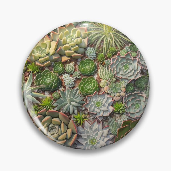 Item preview, A playful design featuring a variety of different succulent plants arranged in a unique pattern. designed and sold by AI-RDROP.