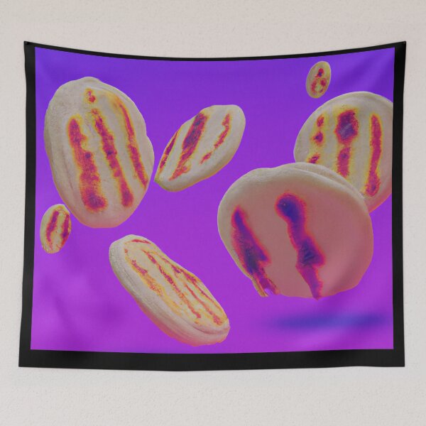 Item preview, I Love Pupusas and Horchata Neon Background | El Salvador designed and sold by kestrada2906.