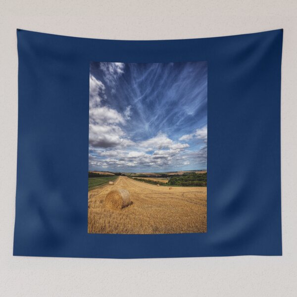 Item preview, Straw bales And Dramatic Sky designed and sold by Paul Thompson Photography.