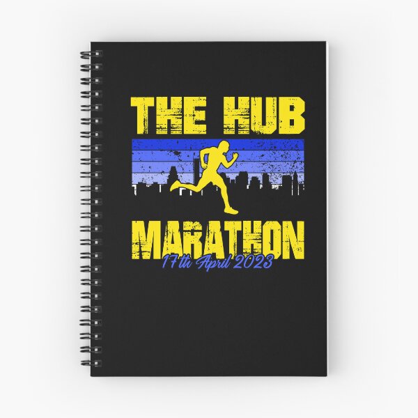 Item preview, Marathon April 17, 2023 in the Hub of the Universe designed and sold by Shirt-Expert.
