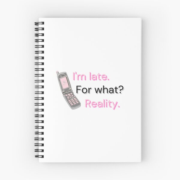 Item preview, I'm Late for Reality designed and sold by okaykelley.