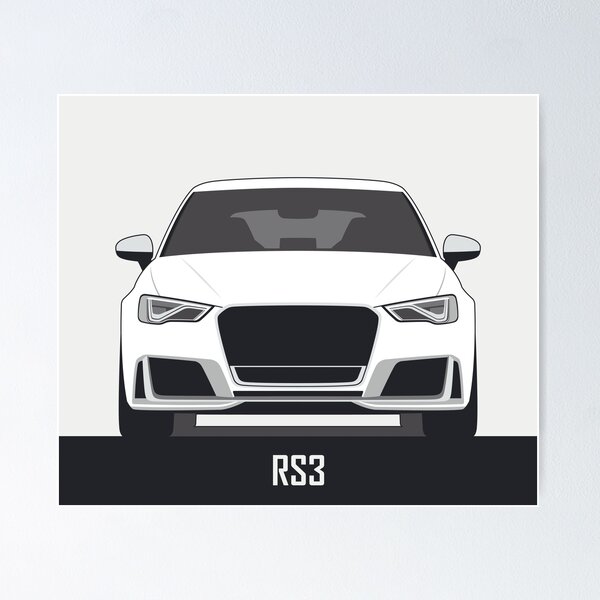 Audi RS3 Poster Print, Audi RS3 Poster, Audi RS3 Print, Car Poster,  Supercar Poster, Abstract Car Wall Art -  UK