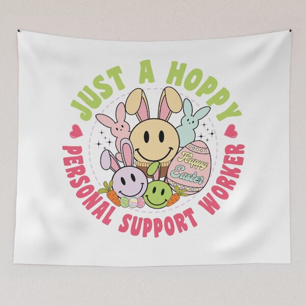 Item preview, Just a Hoppy Personal Support Worker - T shirt and more... designed and sold by TaraGbear.