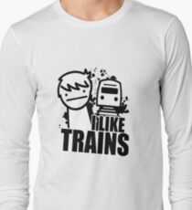 I Like Trains! Long Sleeve T-Shirt
