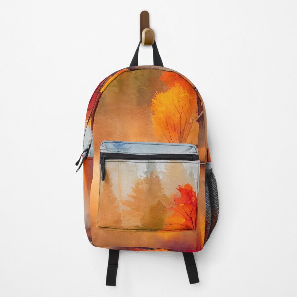 Item preview, Colorful Autumn Landscape Watercolor 22 designed and sold by Red Witch Art.
