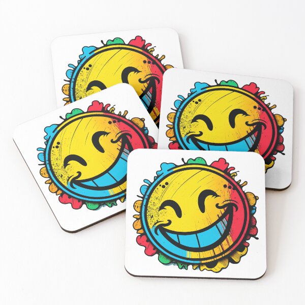 Item preview, Smiley face tattoo concept designed and sold by TnT-Merch.