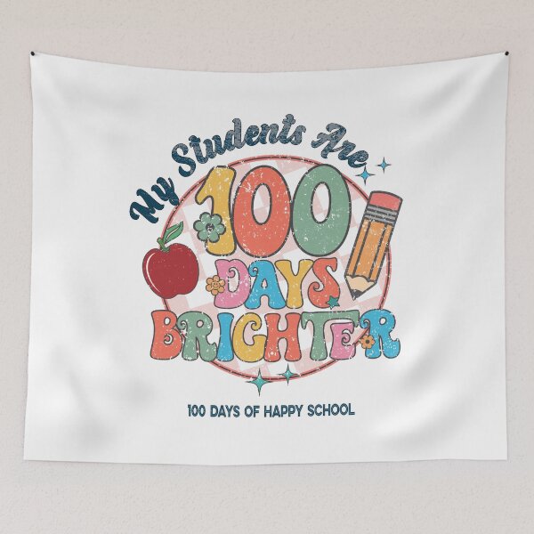 Item preview, my students are 100 days brighter designed and sold by sami david ⭐⭐⭐⭐⭐.