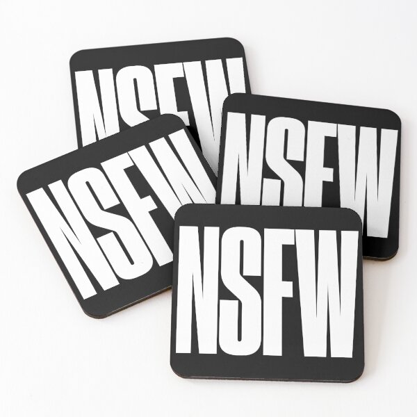 Item preview, NSFW Not Safe for Work, Graphic Text, Bold, Big Text, black and white designed and sold by MajicArts.