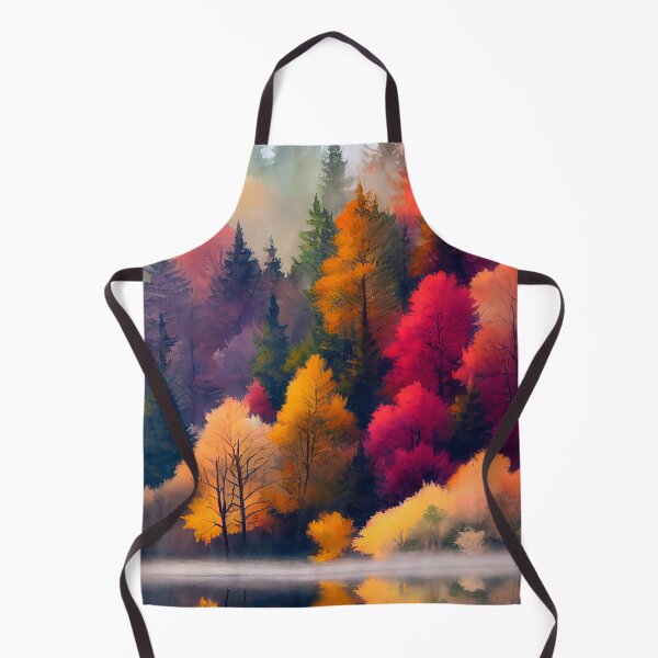 Item preview, Colorful Autumn Landscape Watercolor 21 designed and sold by Red Witch Art.