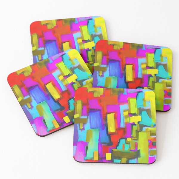 Item preview, Colorful painted shapes designed and sold by lalylaura.