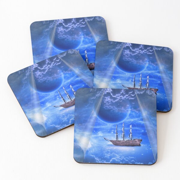 Item preview, Ancient ship floats on clouds designed and sold by rolffimages.