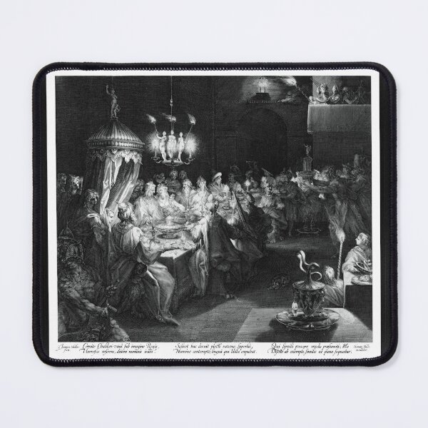 Item preview, Belshazzar's Feast by Dutch Engraver Jan Muller Remastered Xzendor7 Classical Art Old Masters Reproductions designed and sold by Xzendor7 Digital Art Creations.