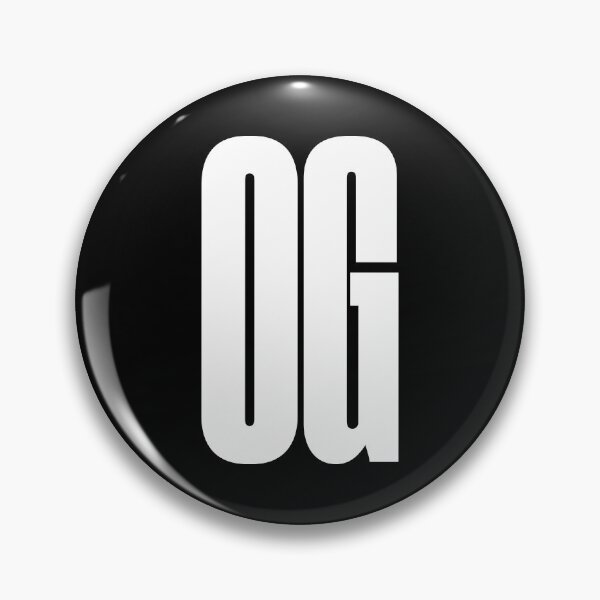 Item preview, OG Original Gangsta, Graphic Text, Bold, Big Text, black and white designed and sold by MajicArts.