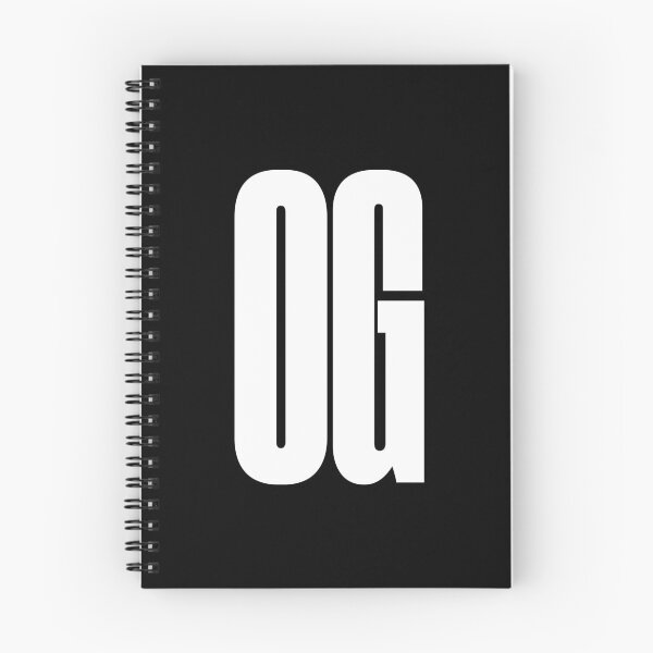Item preview, OG Original Gangsta, Graphic Text, Bold, Big Text, black and white designed and sold by MajicArts.