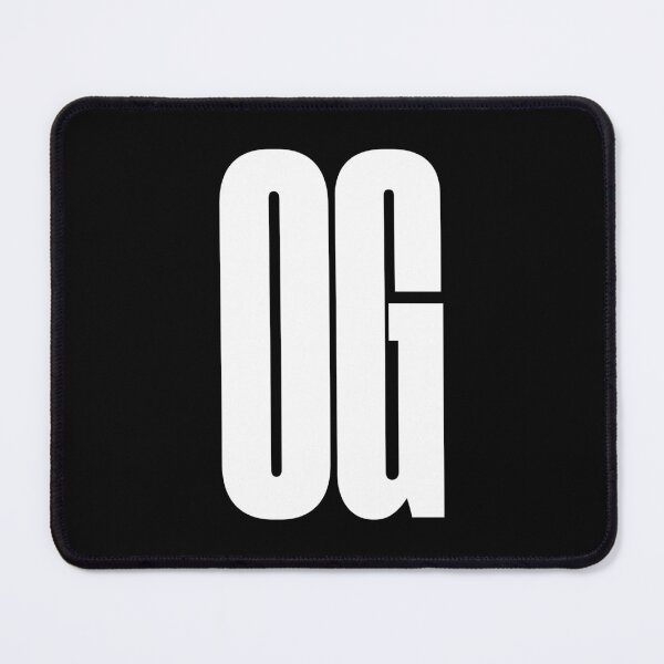Item preview, OG Original Gangsta, Graphic Text, Bold, Big Text, black and white designed and sold by MajicArts.