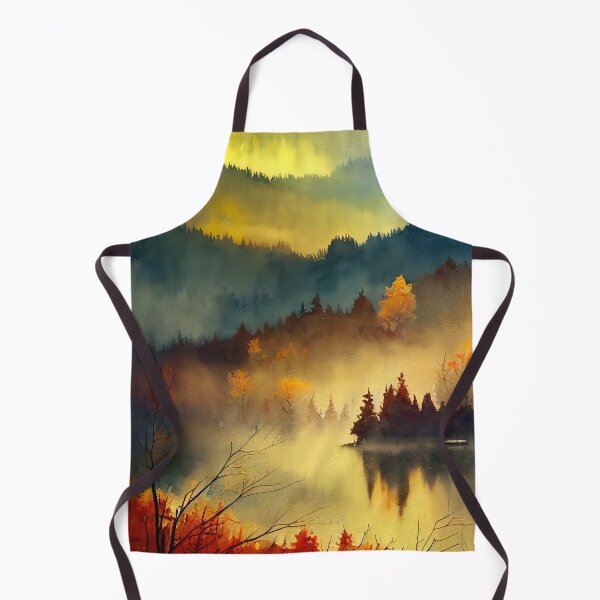 Item preview, Colorful Autumn Landscape Watercolor 19 designed and sold by Red Witch Art.
